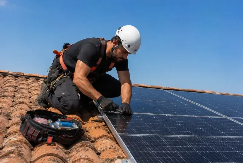 Maintenance et monitoring de panneaux solaires à Saint-Donat-sur-l'Herbasse