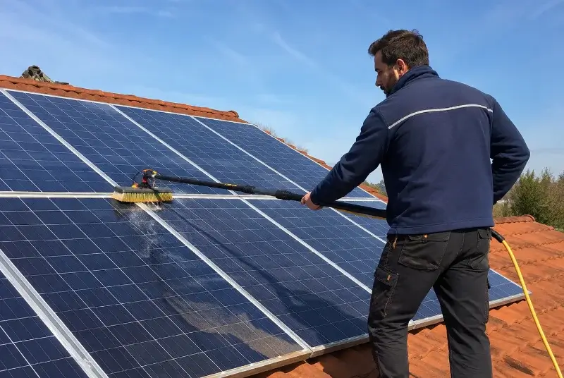 Nettoyage et entretien de panneaux solaires à Saint-Donat-sur-l'Herbasse